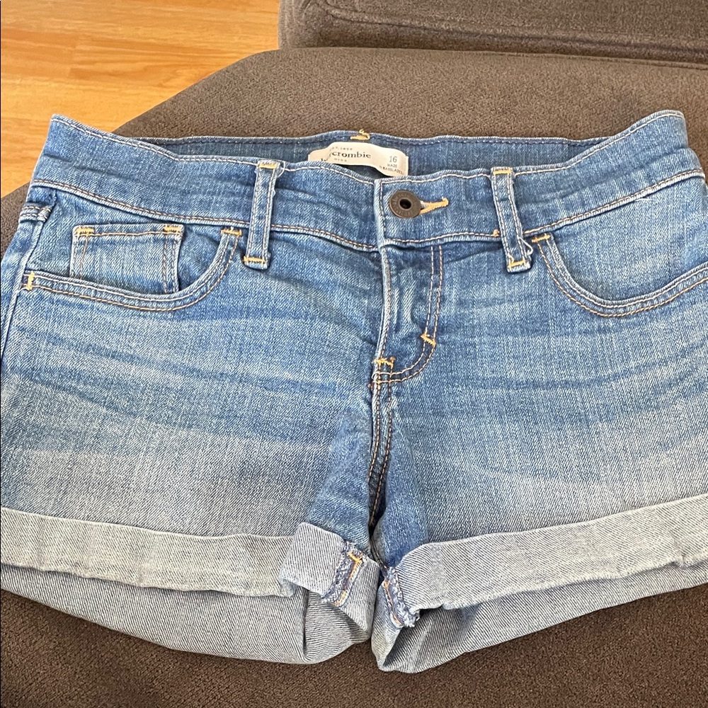 Abercrombie Kids Classic Blue Jeans Shorts